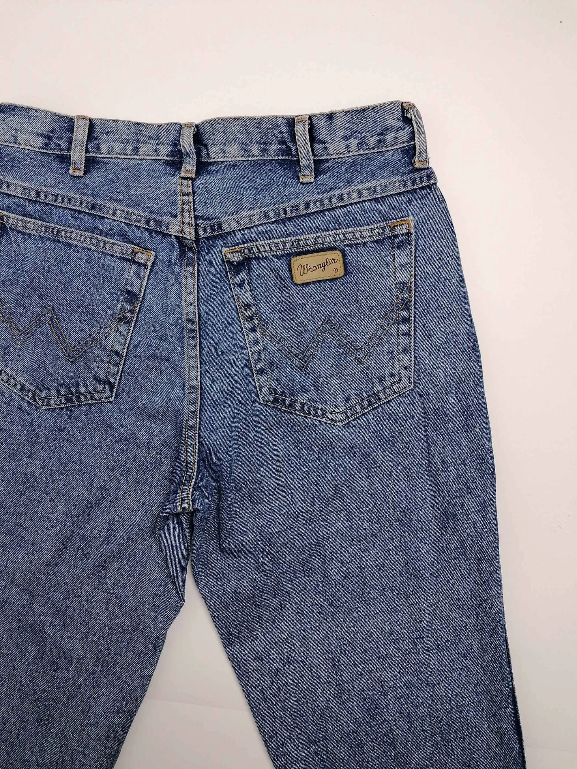 90's WRANGLER Stonewash Jeans Men Regular Fit ~ W 33 - 34/ L 32