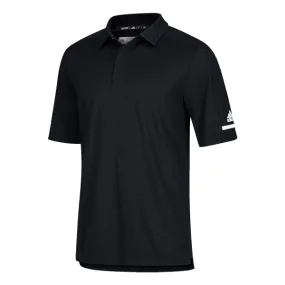 adidas Men's Black/White Team Iconic Coaches Polo