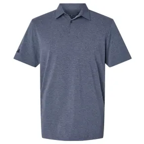 Adidas Men's Collegiate Navy Melange Blend Polo