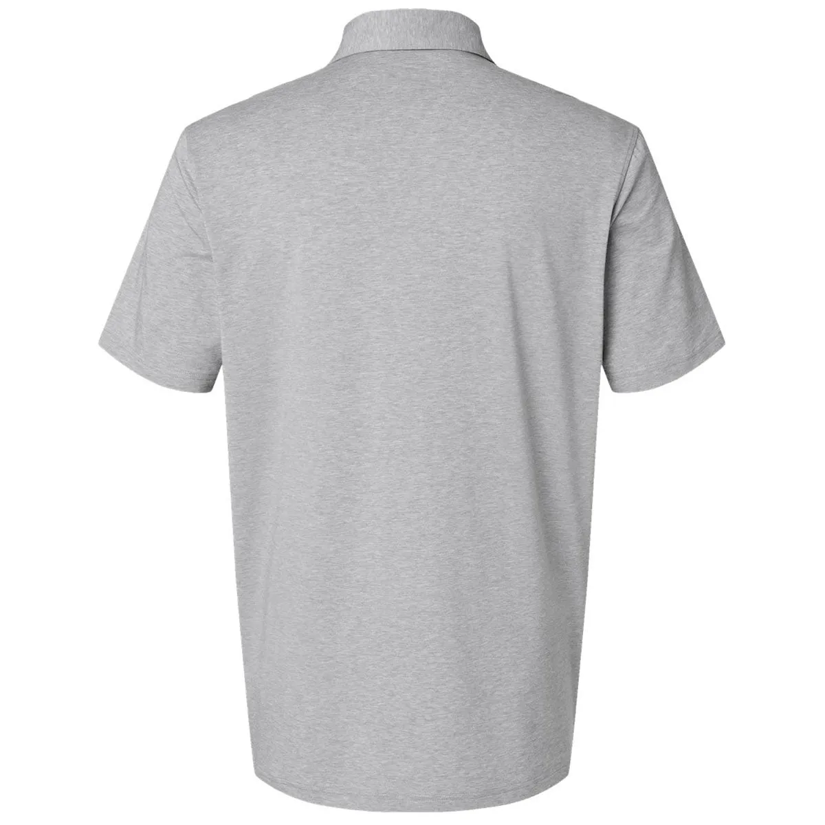 Adidas Men's Grey Three Melange Blend Polo