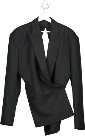 Afterhours Black Open Back Blazer UK XS