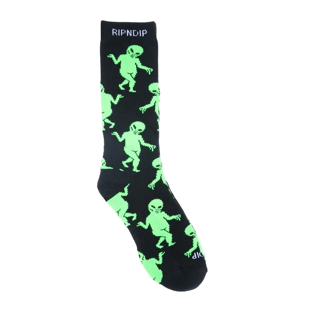 Alien Dance Party Socks