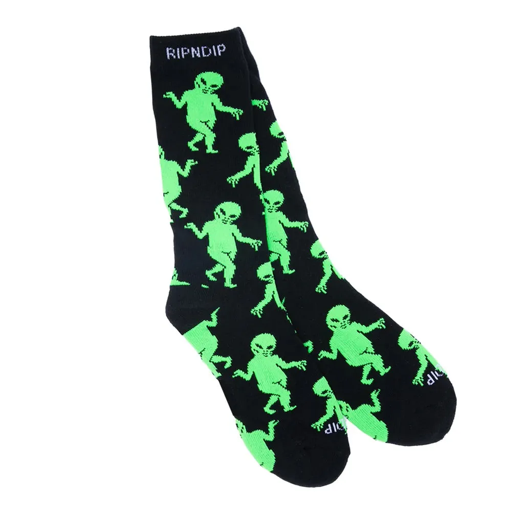 Alien Dance Party Socks