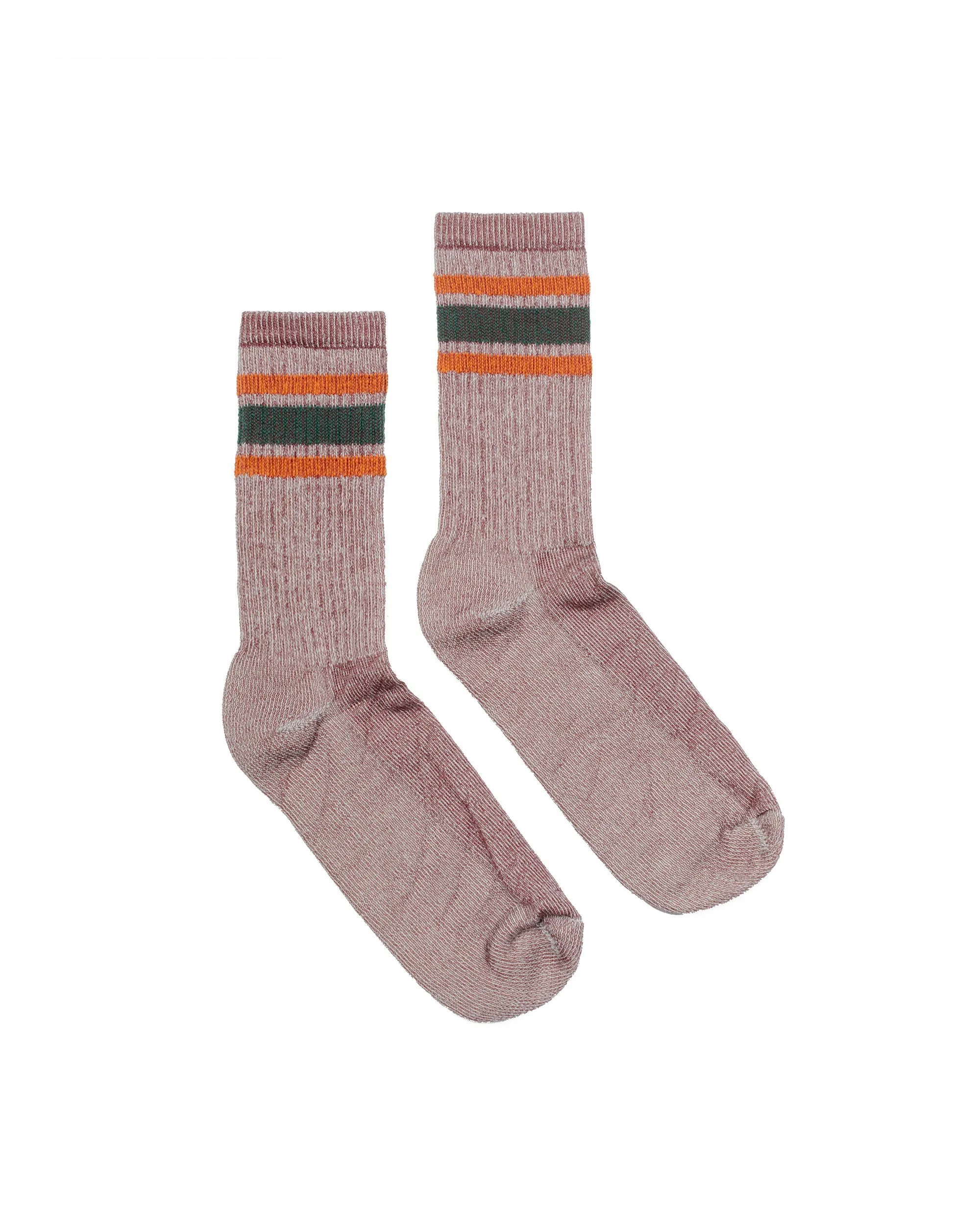 American Trench Merino Activity Socks Maroon