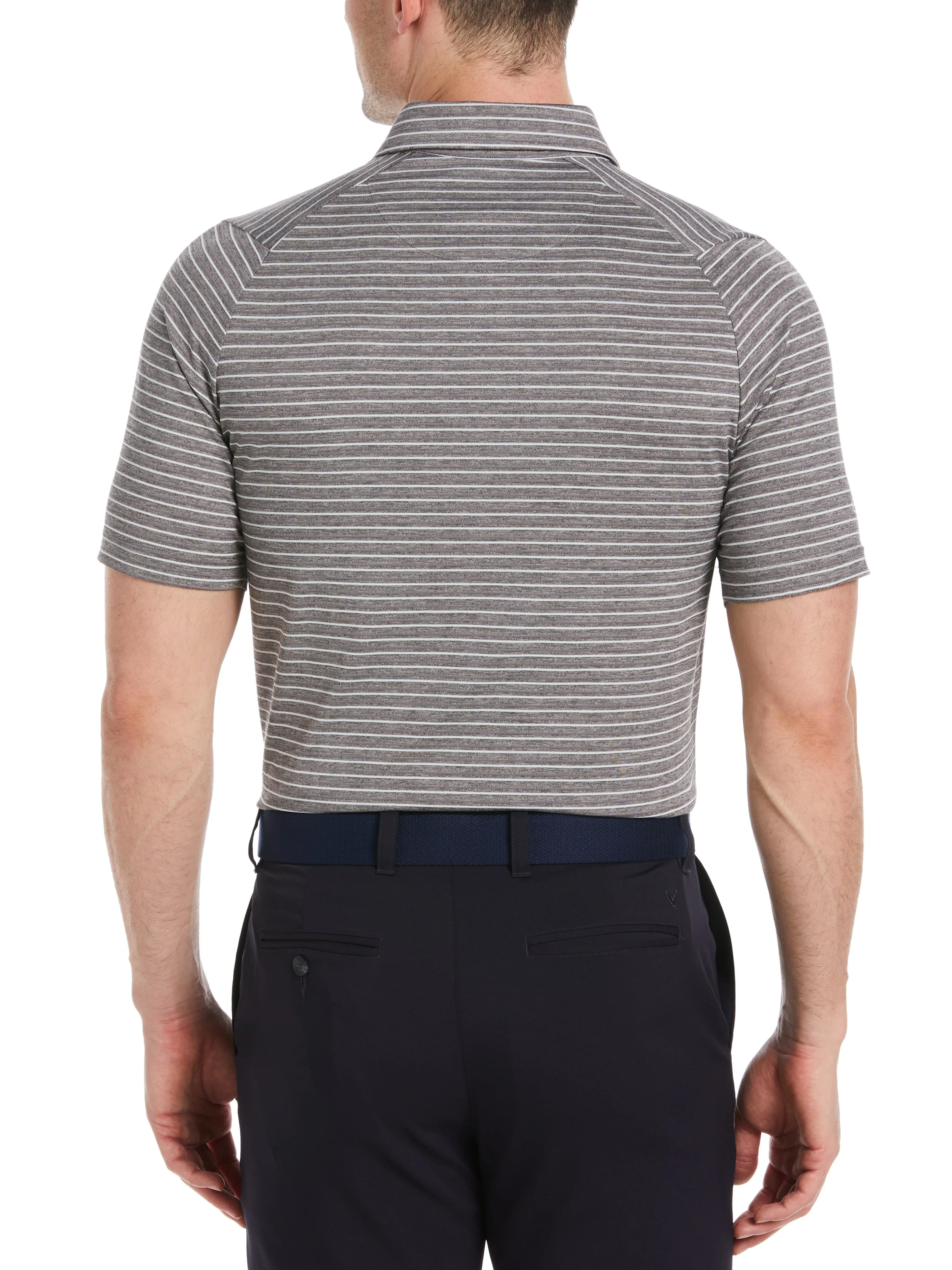 Big & Tall Soft Touch Stripe Golf Polo