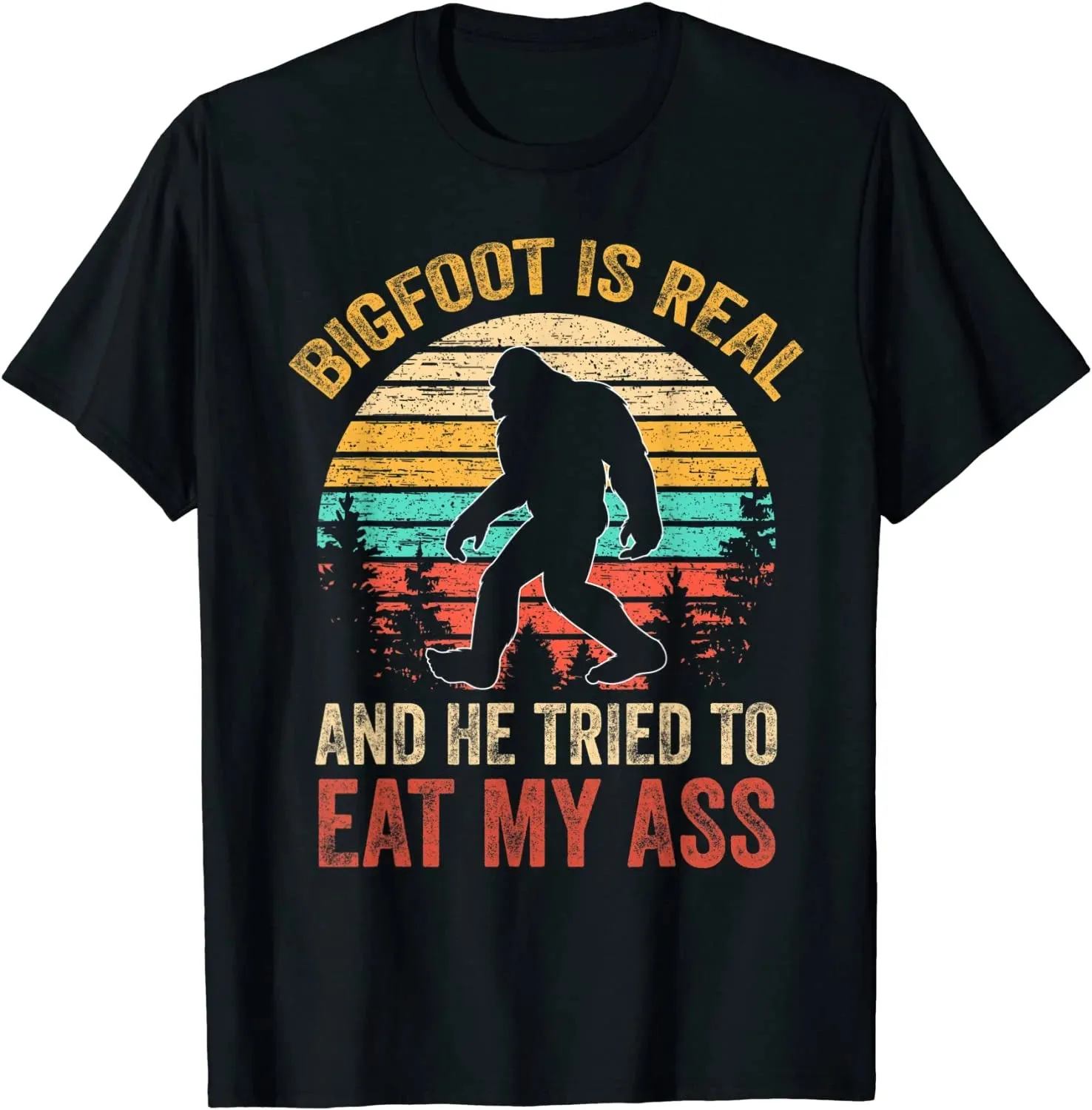 Bigfoot Unisex Retro Vintage T-Shirts