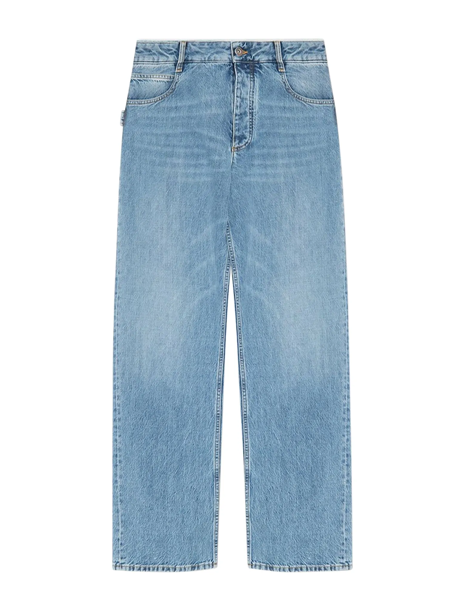 Bottega veneta women`s blue denim jeans