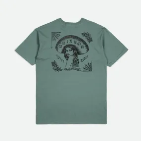 BRIXTON Vive Libre Standard T-shirt - Sage