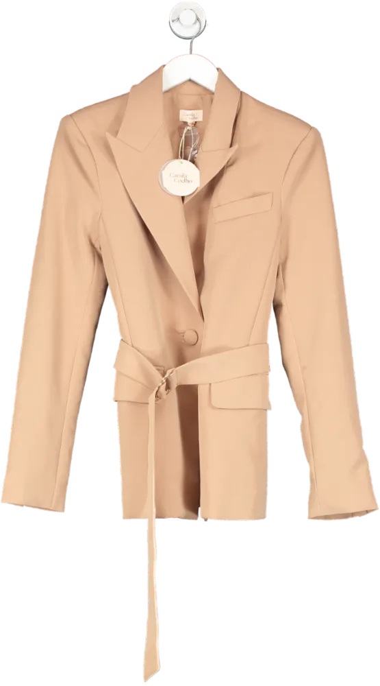 Camila Coelho Nude Morena Blazer UK XXS