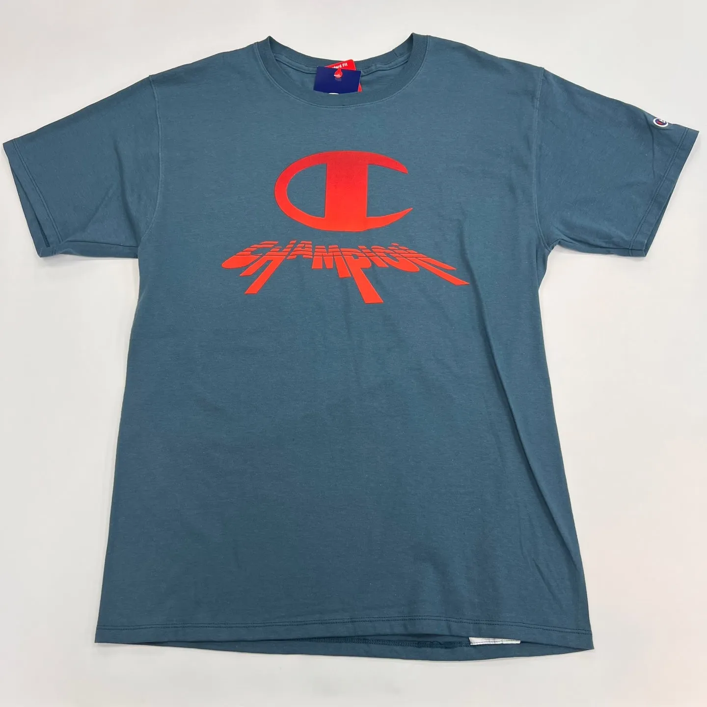 Champion Logo Typographic T-Shirt