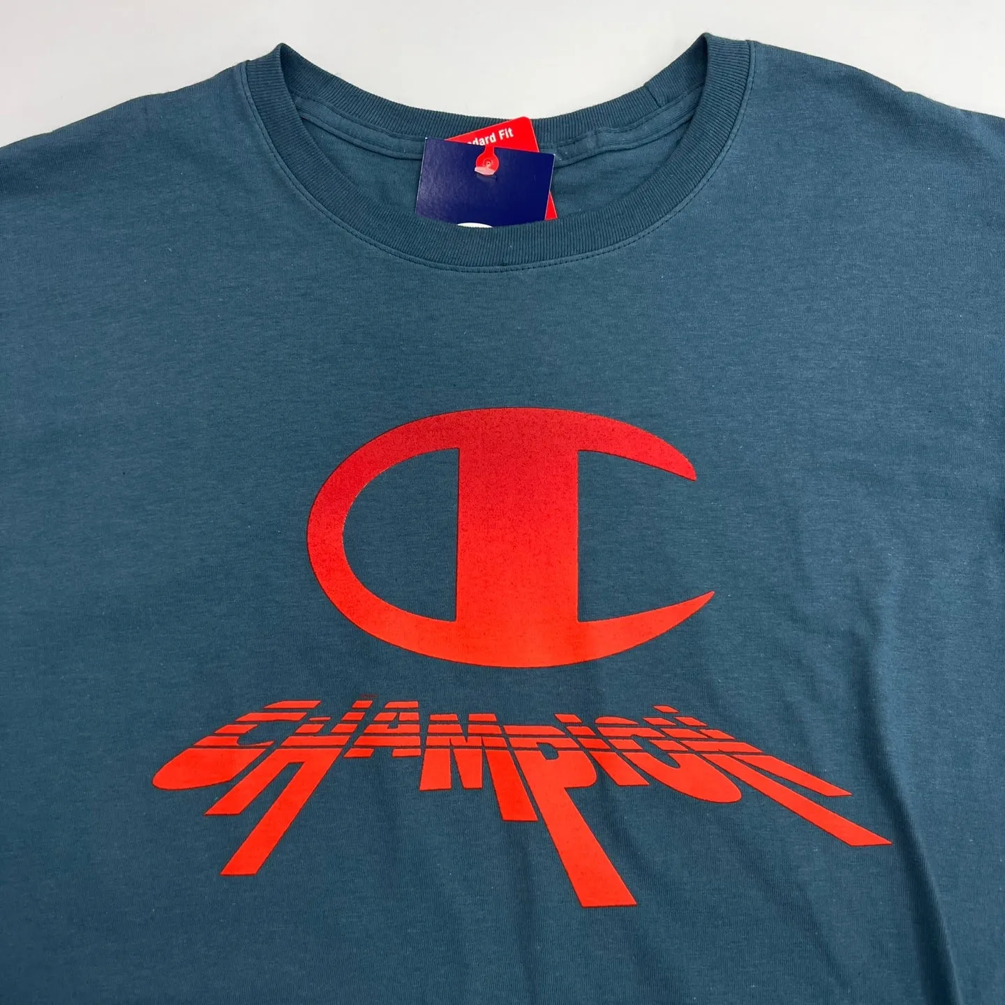 Champion Logo Typographic T-Shirt