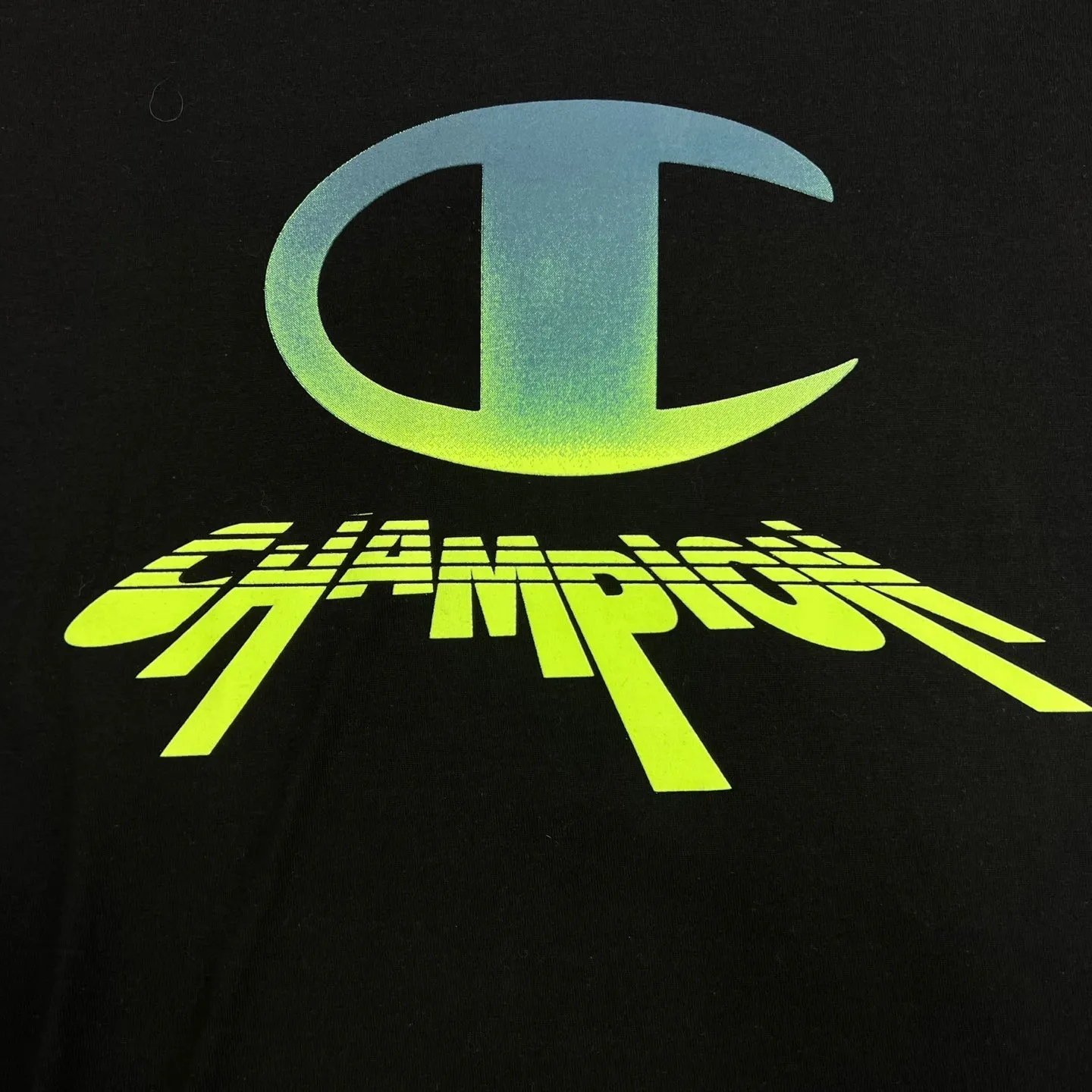 Champion Logo Typographic T-Shirt