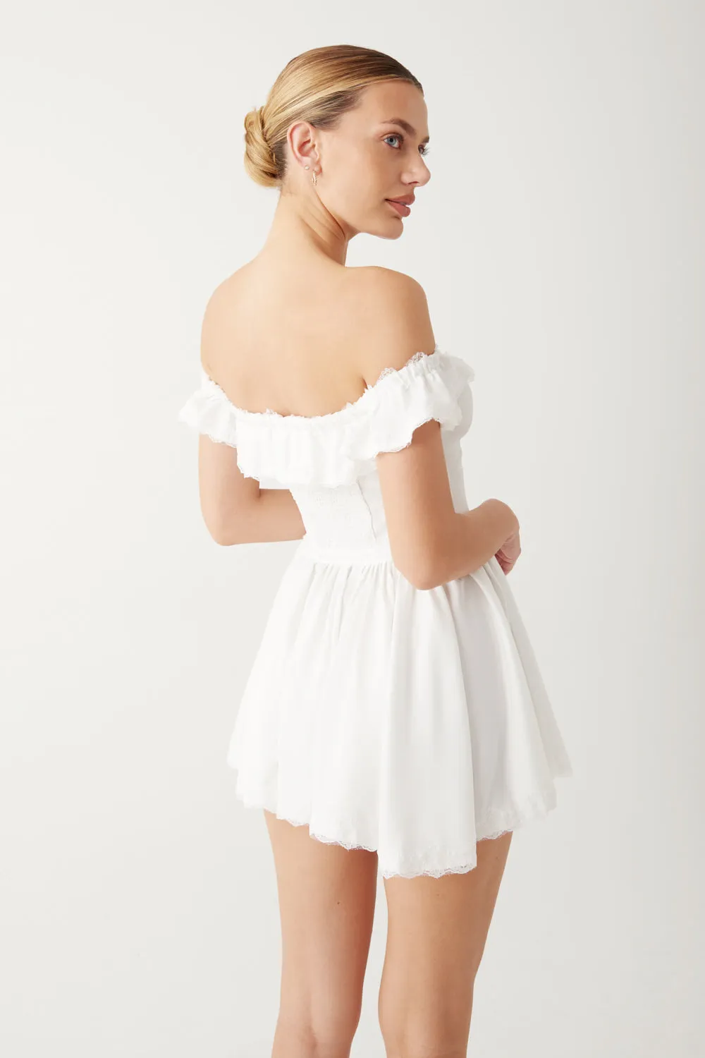 Charli Mini Dress - White