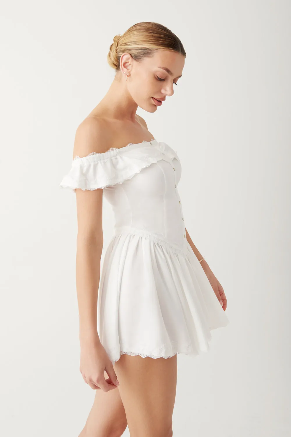 Charli Mini Dress - White