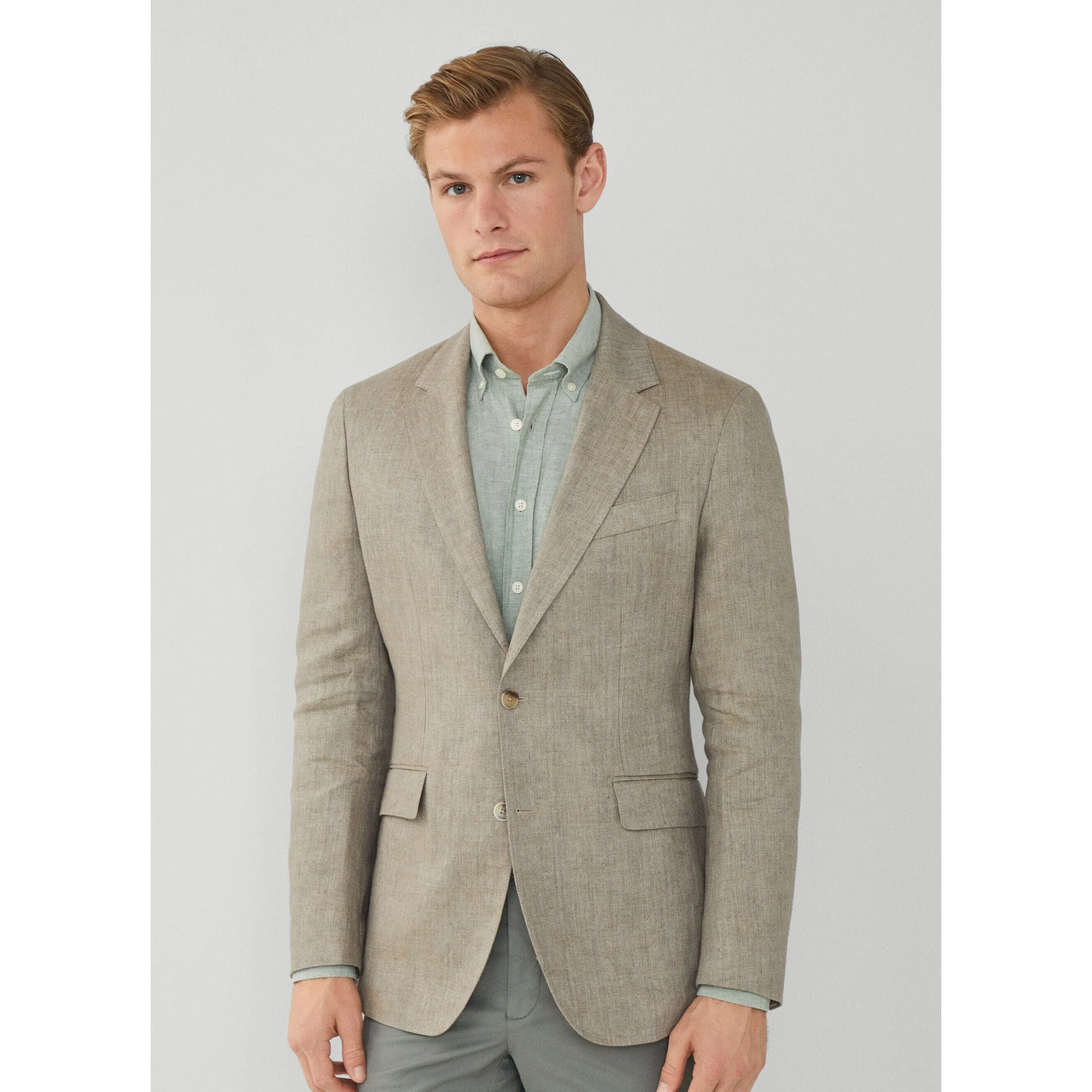 CLASSIC FIT LINEN BLAZER