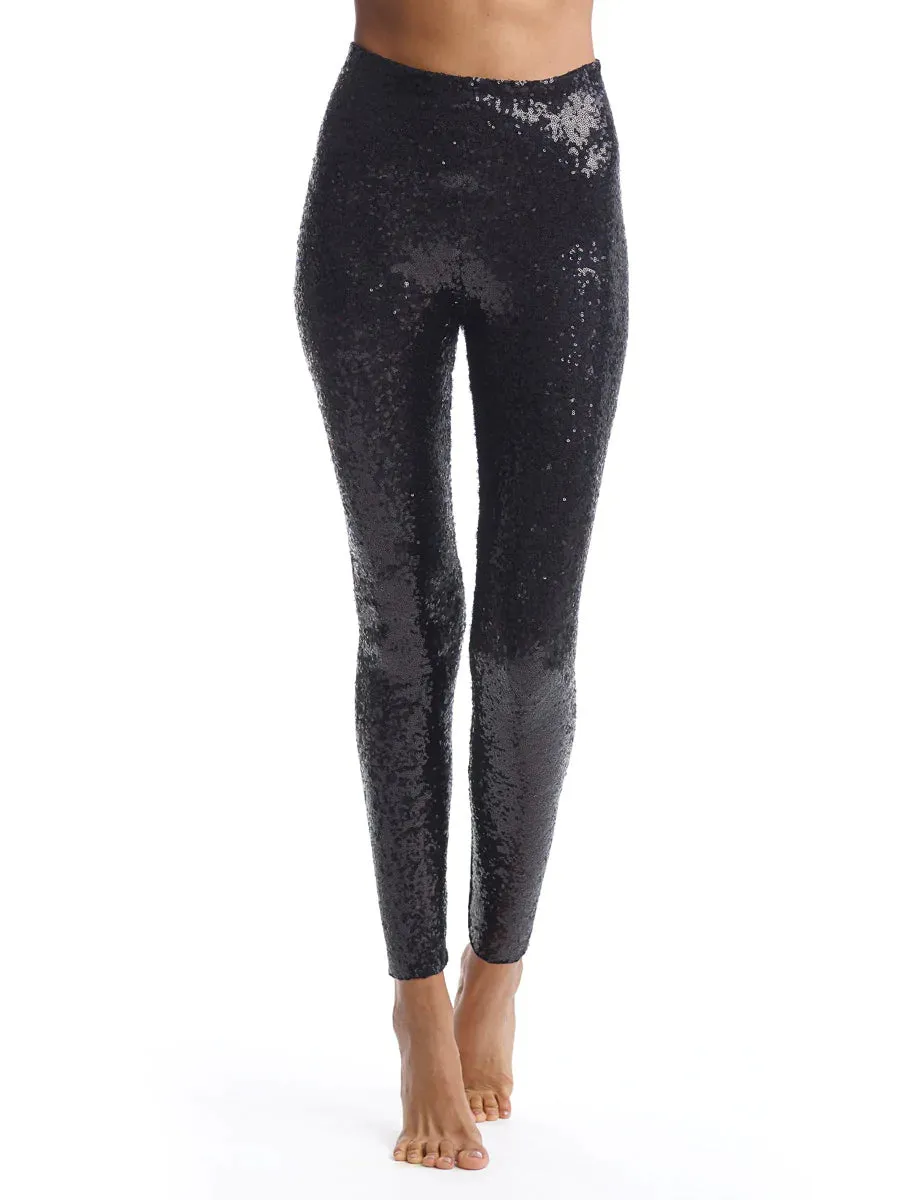 Commando Sequin Legging | Black