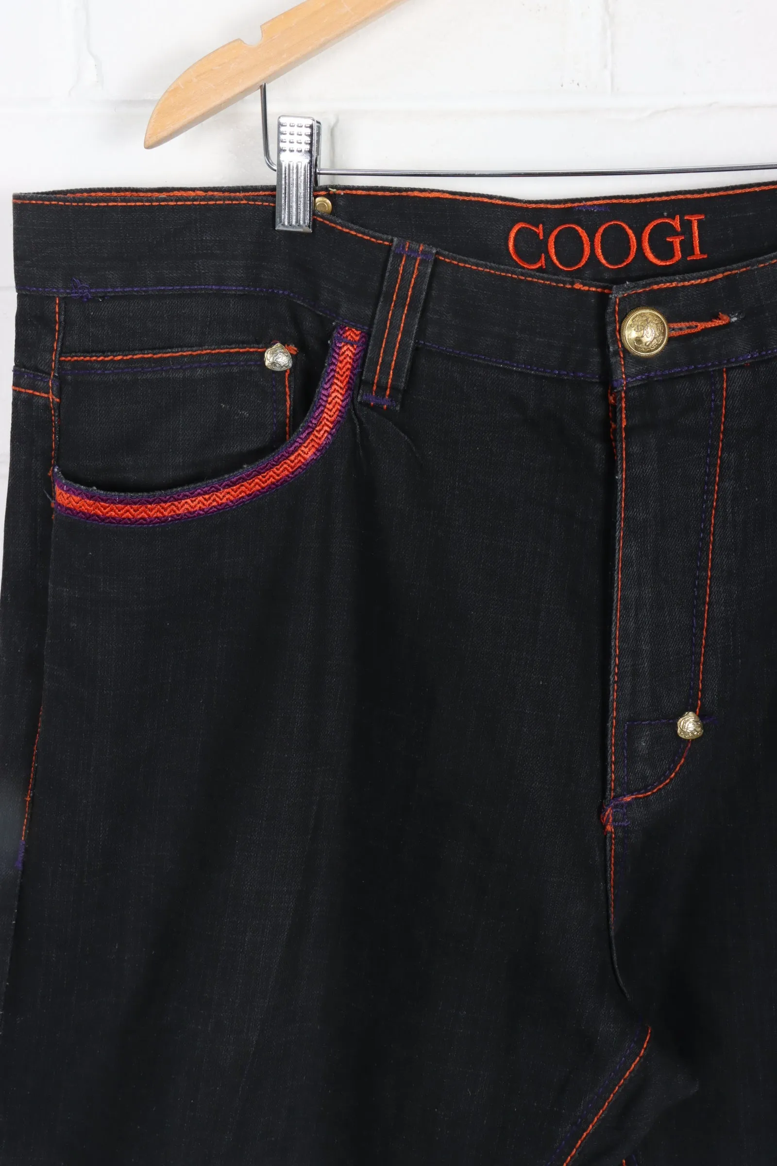 COOGI Country Club Embroidered Y2K Jeans (40x35)