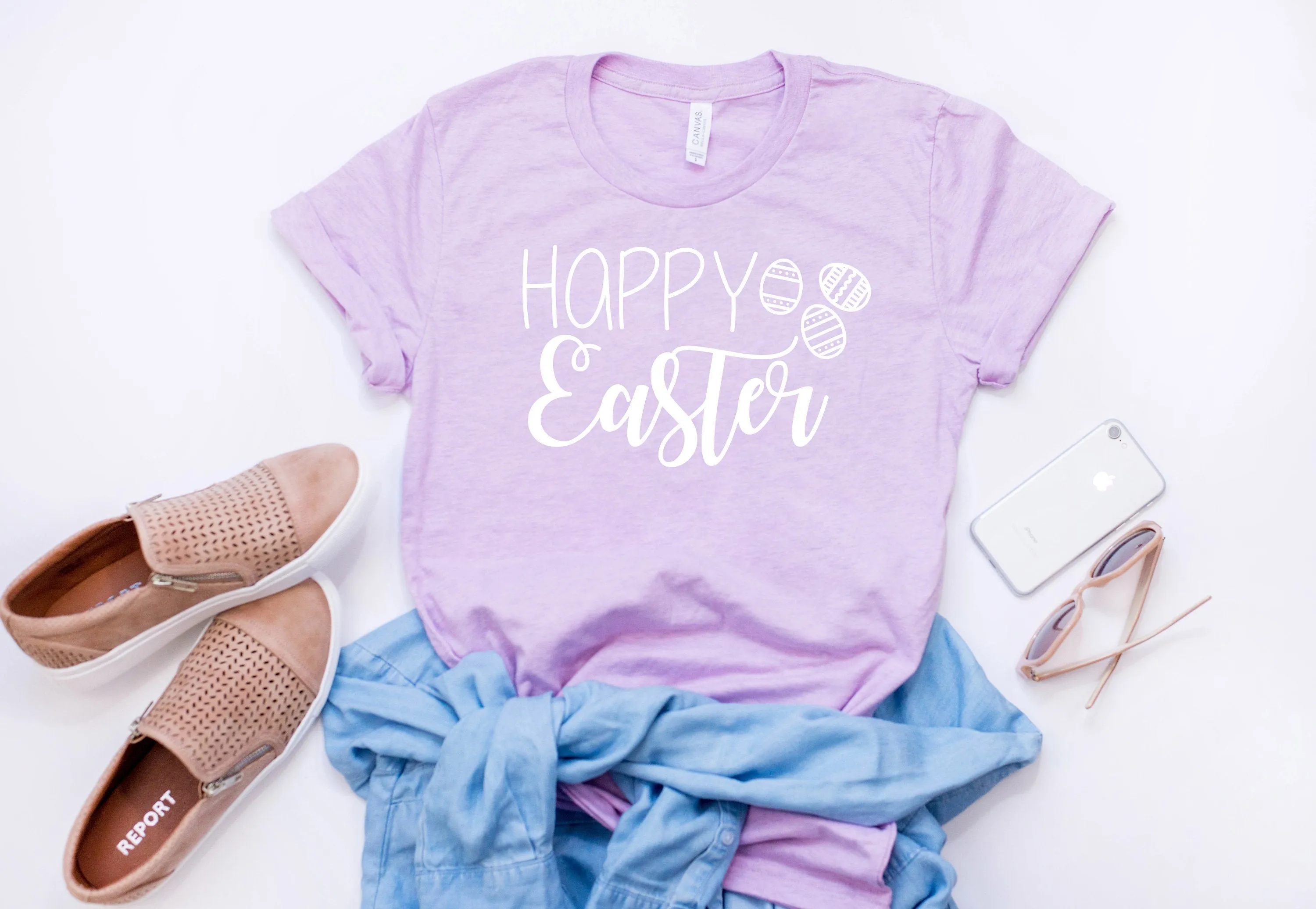 Cute Easter shirt - easter tshirt - Womens Easter shirt  - Easter shirt for women - Happy easter shirt - Easter shirt - hoppy easter