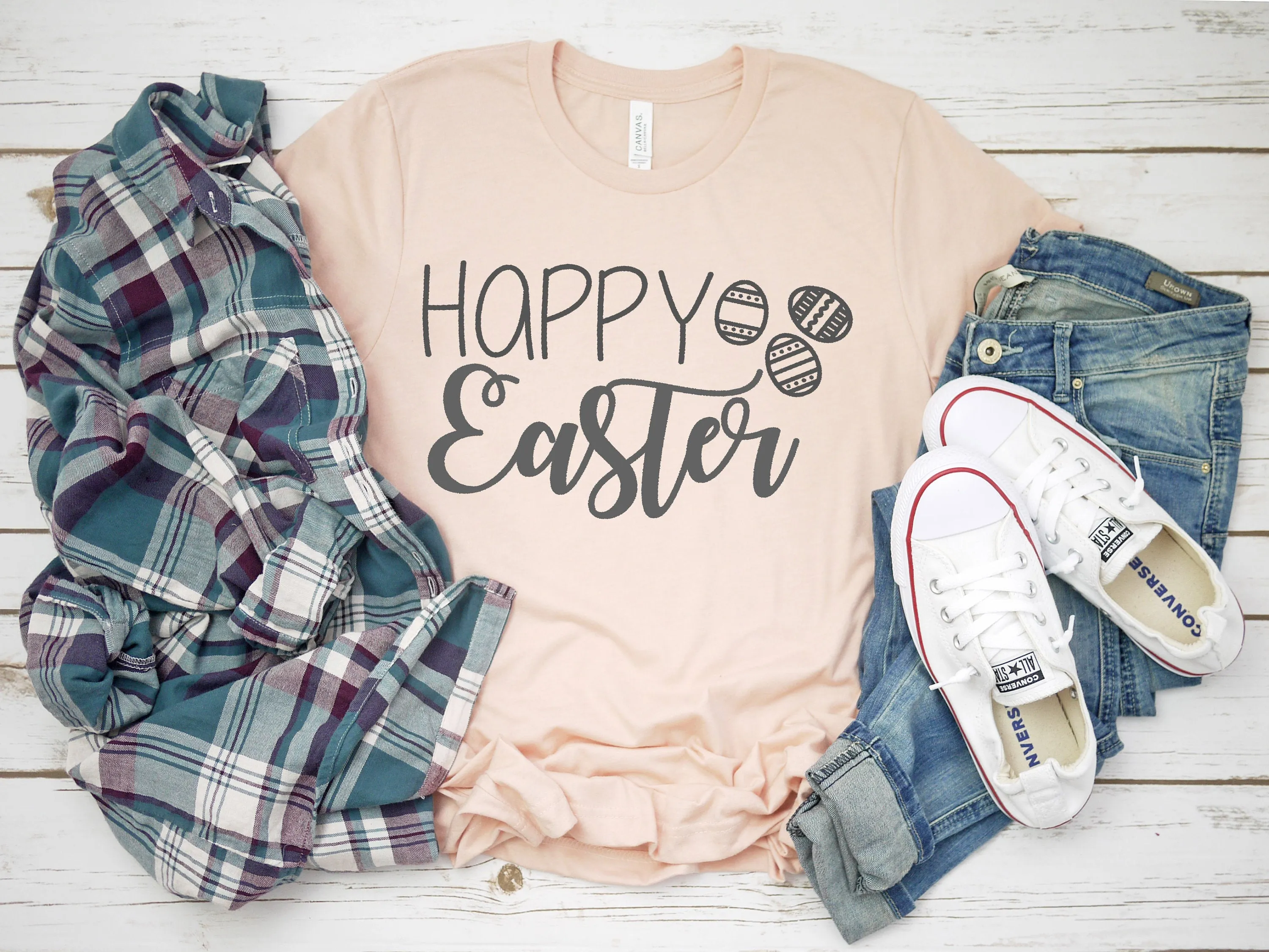 Cute Easter shirt - easter tshirt - Womens Easter shirt  - Easter shirt for women - Happy easter shirt - Easter shirt - hoppy easter