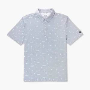 Cypress Printed Performance Polo Shirt