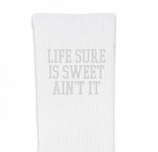 Design Your Own Custom Printed Crew Socks - Large