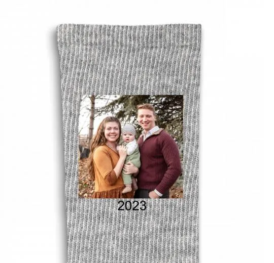 Design Your Own Custom Printed Crew Socks - Large