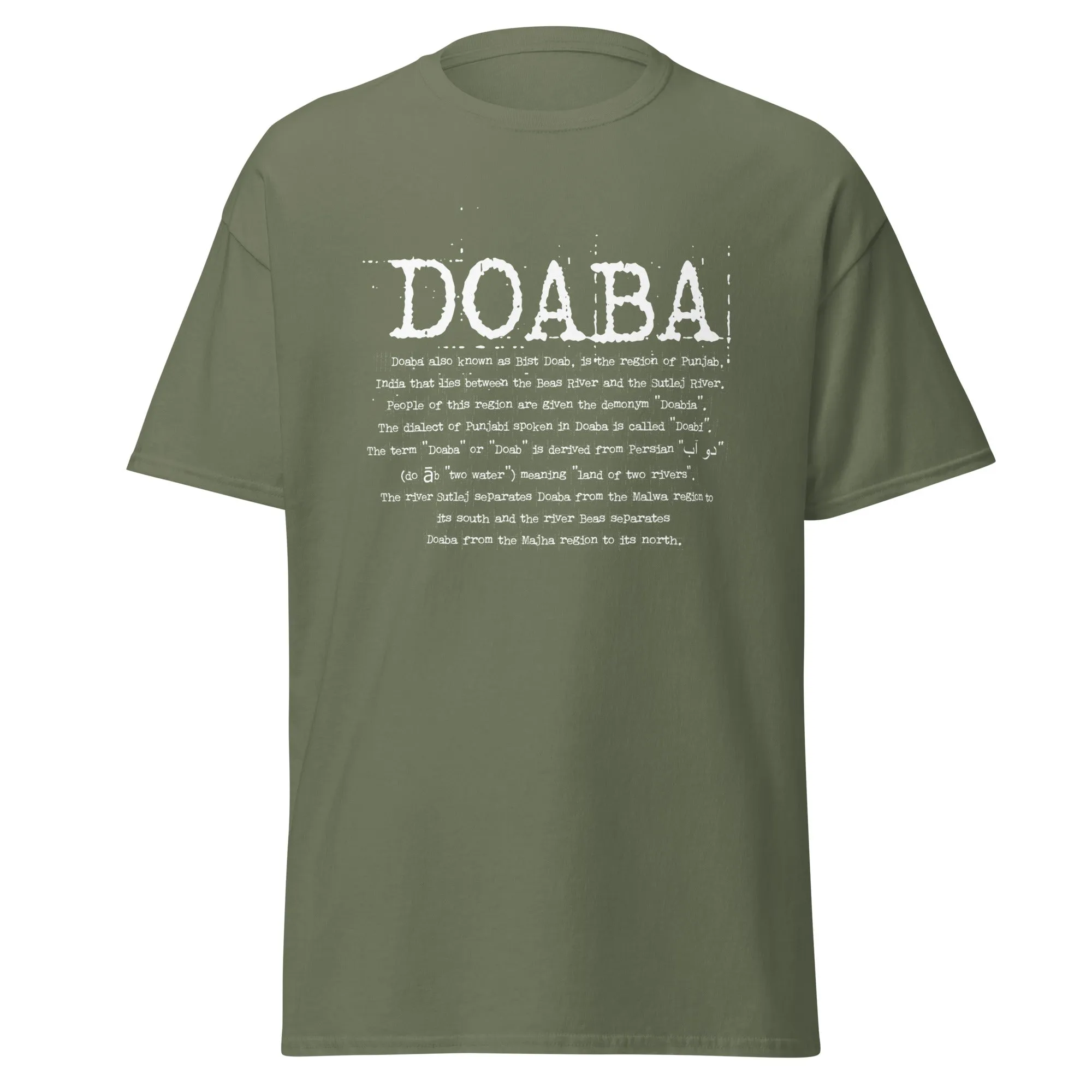 Doaba Text Men's classic tee