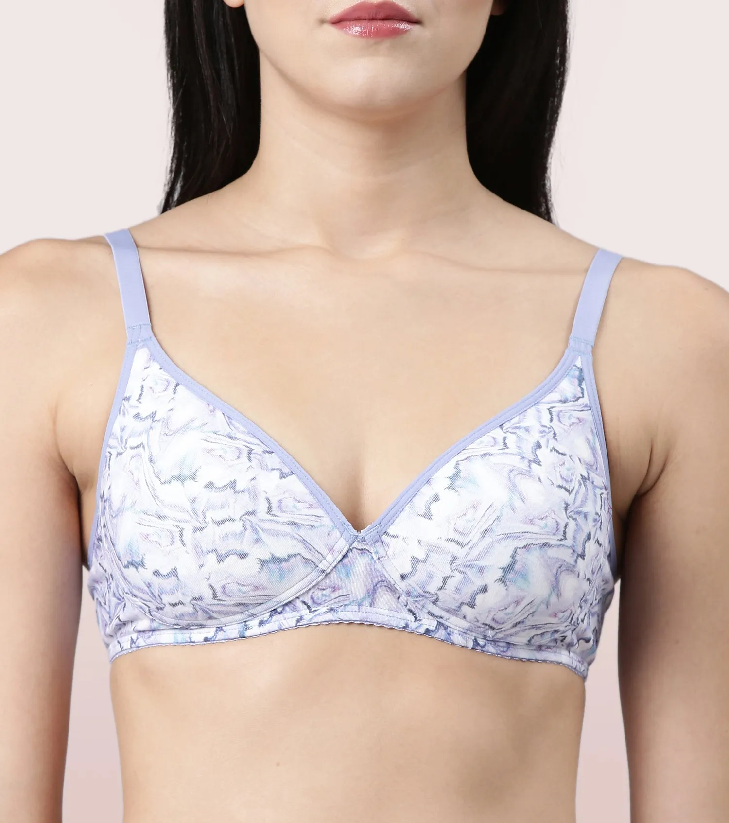 Enamor Perfect Coverage Cotton T-shirt Bra for Women- Padded and Wirefree