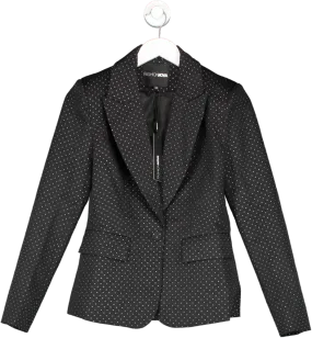 Fashion Nova Black Connect The Dots Blazer UK XS