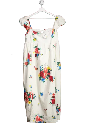 Free People Cream Linda Lou Poplin Maxi Dress UK XL