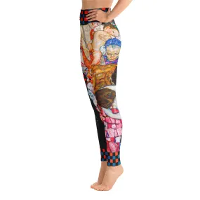 Gustav Klimt's "Death and Life" Yoga Leggings