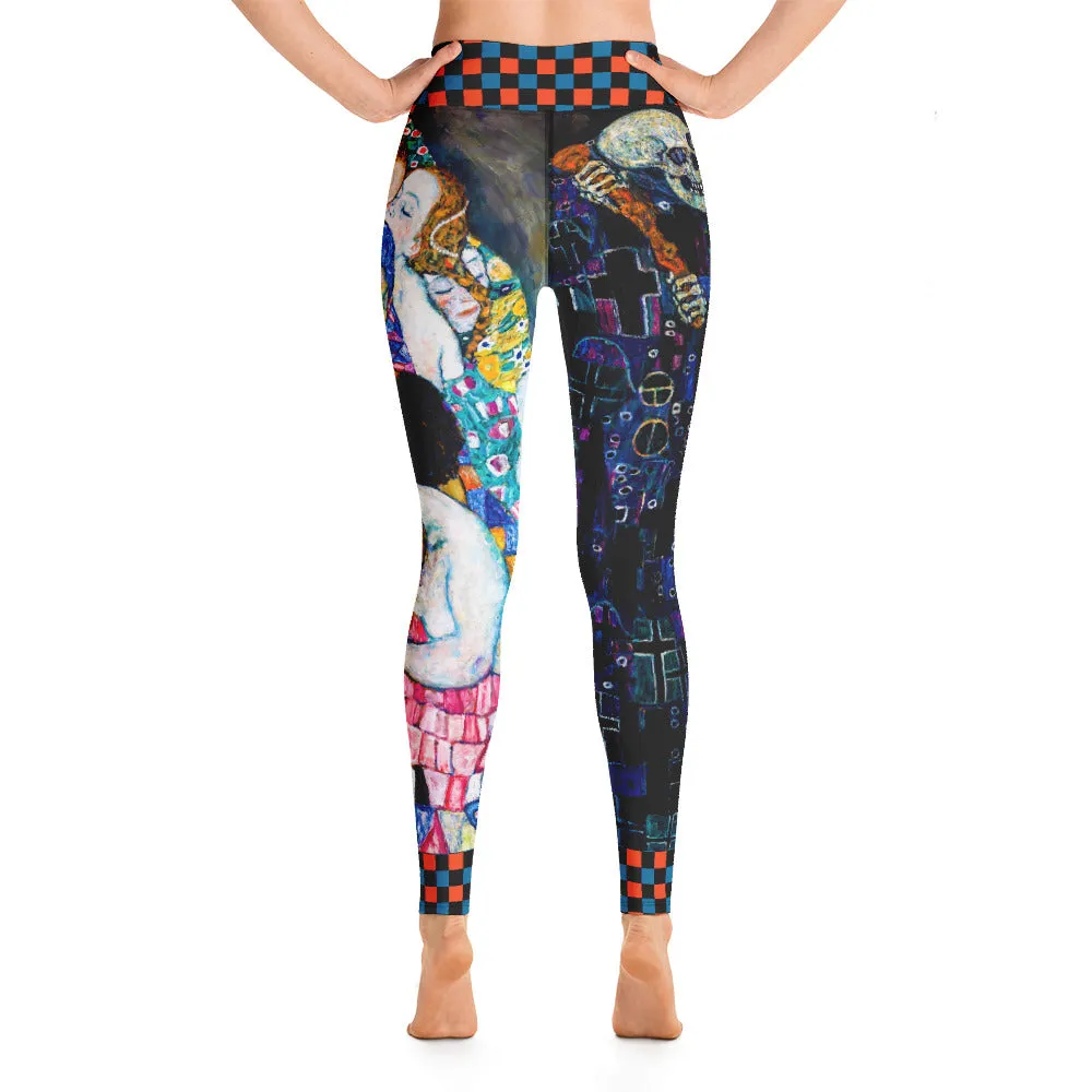 Gustav Klimt's "Death and Life" Yoga Leggings