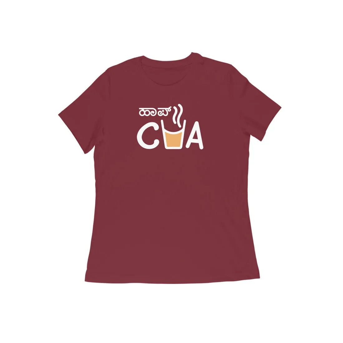 Half Cha - Women's Kannada T-Shirt