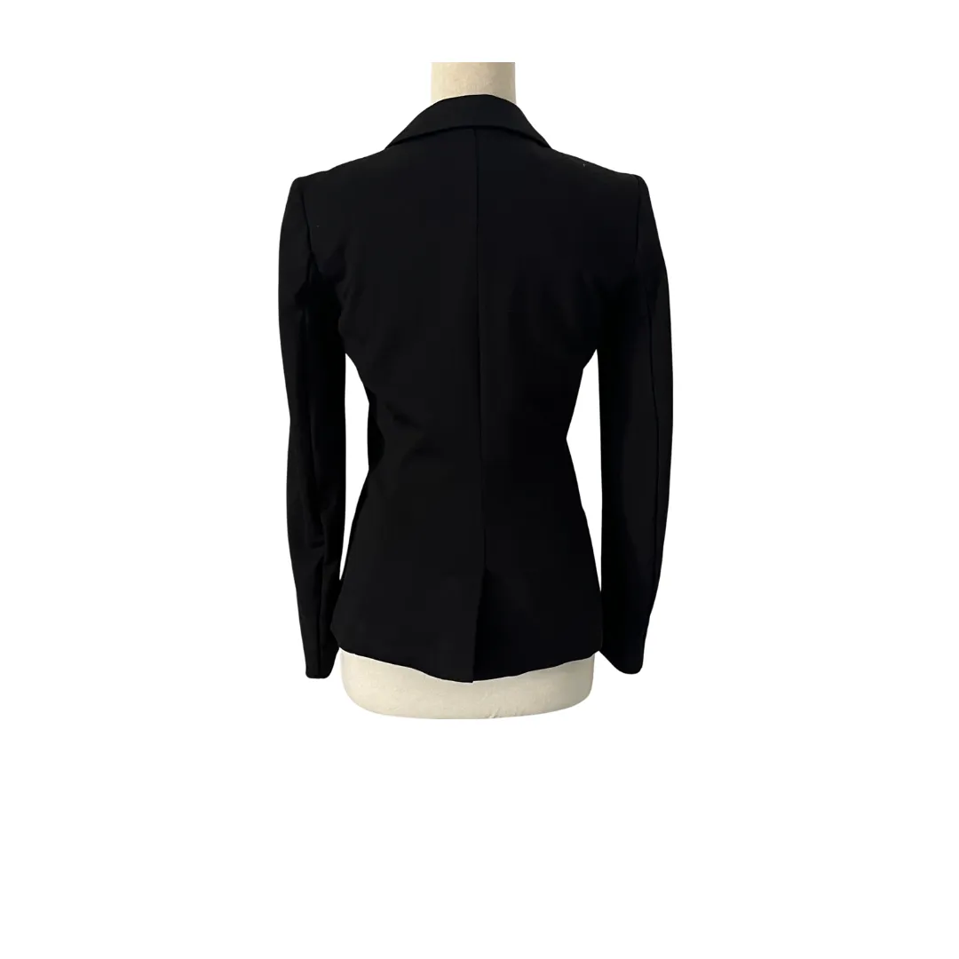 H&M Black Single-button Blazer | Pre Loved |