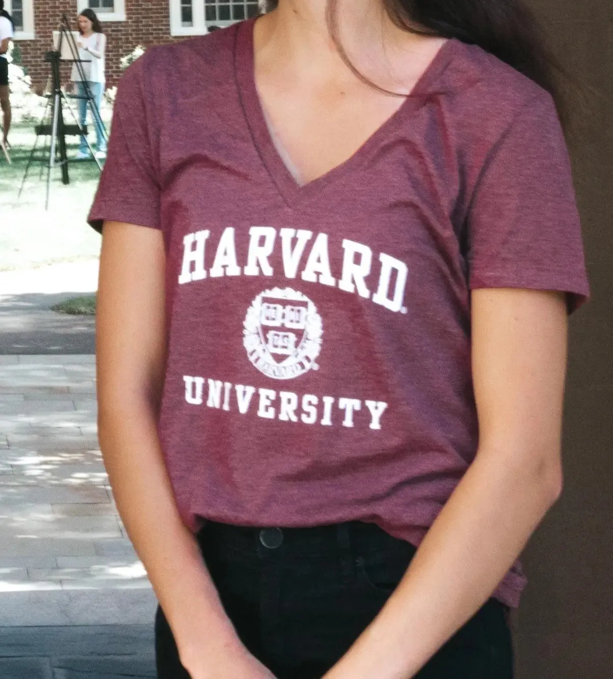 Harvard Ladies V-Neck