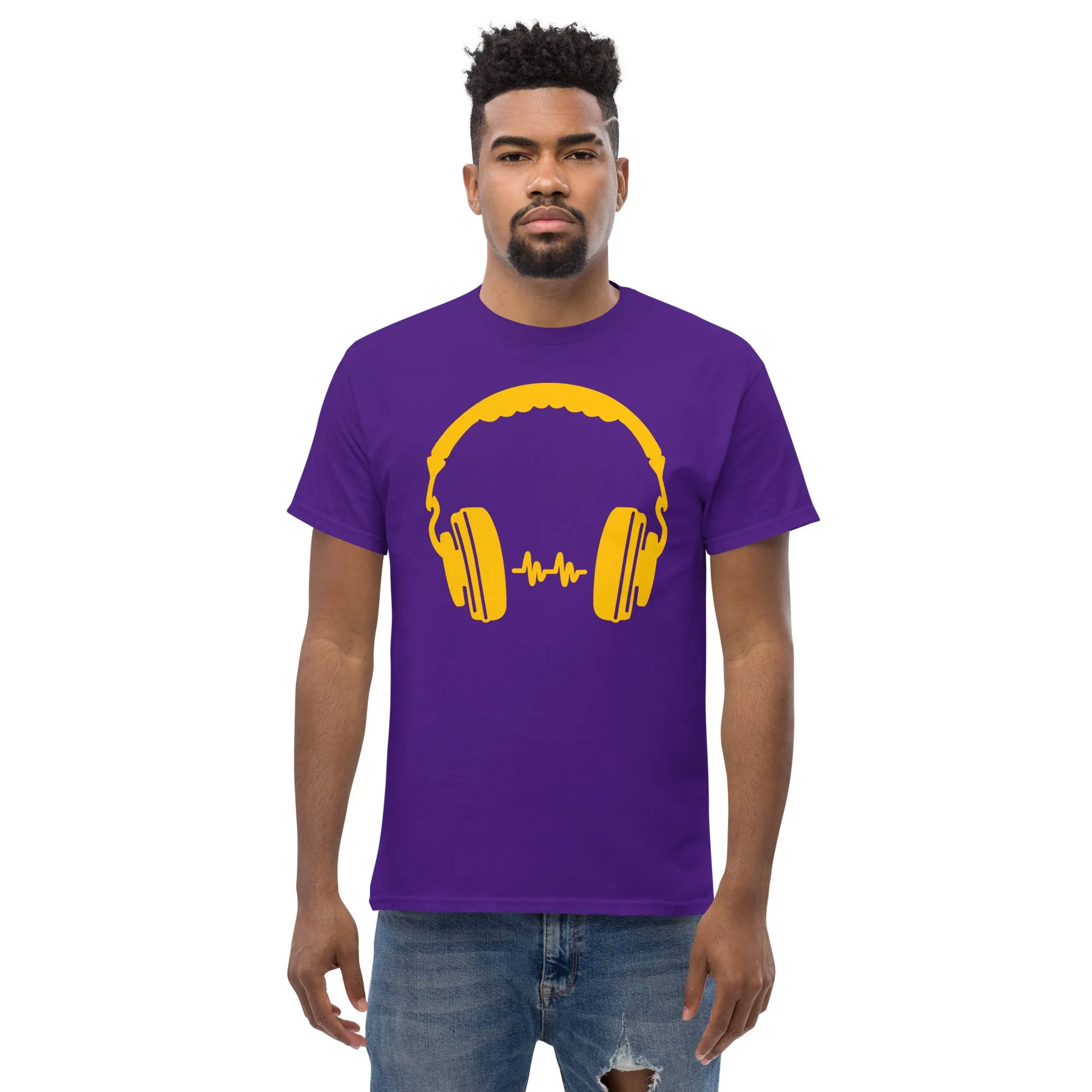 Headphones Men's classic tee