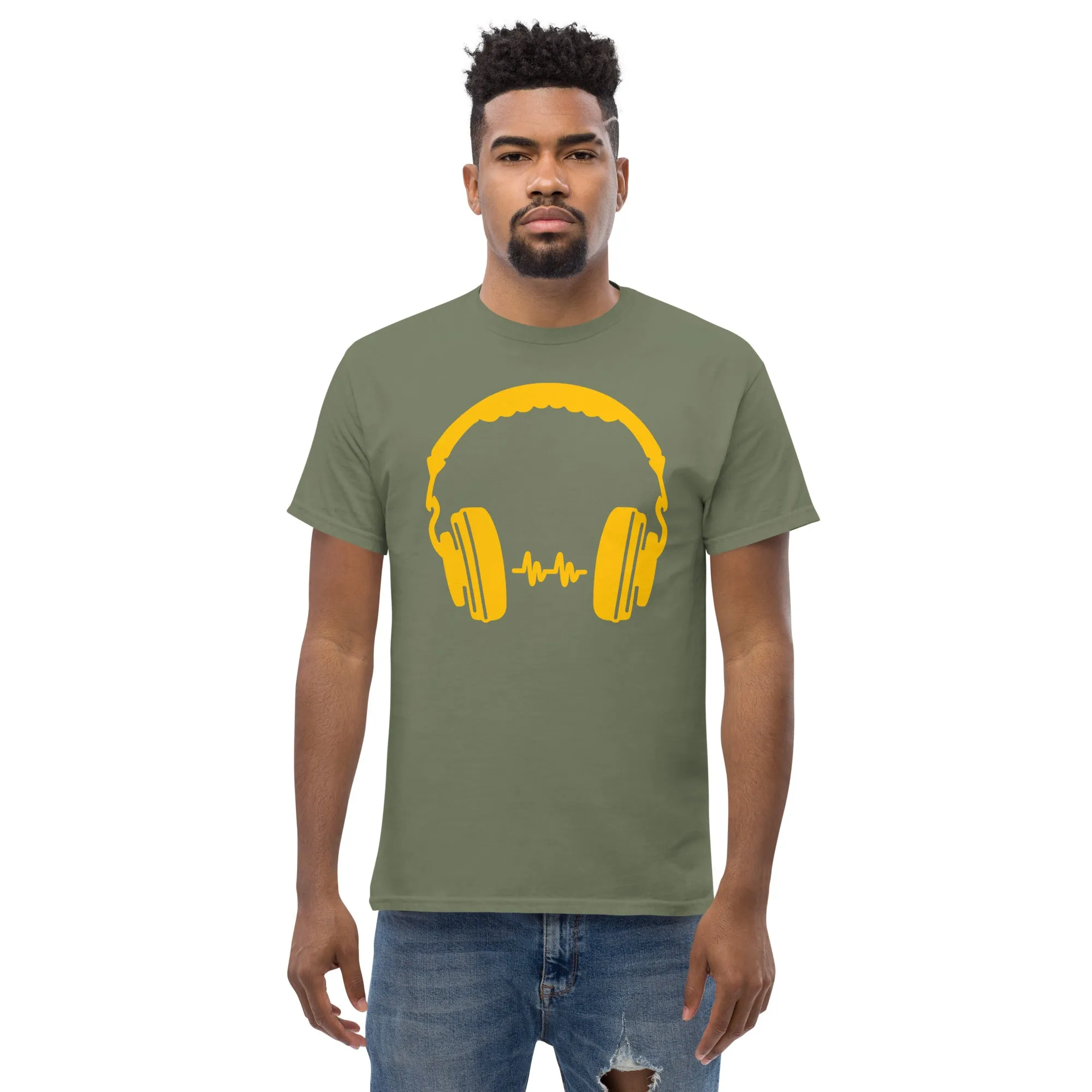 Headphones Men's classic tee