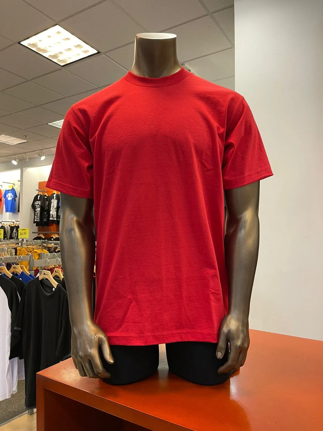 Heavyweight Plain Athletic Fit T-Shirt