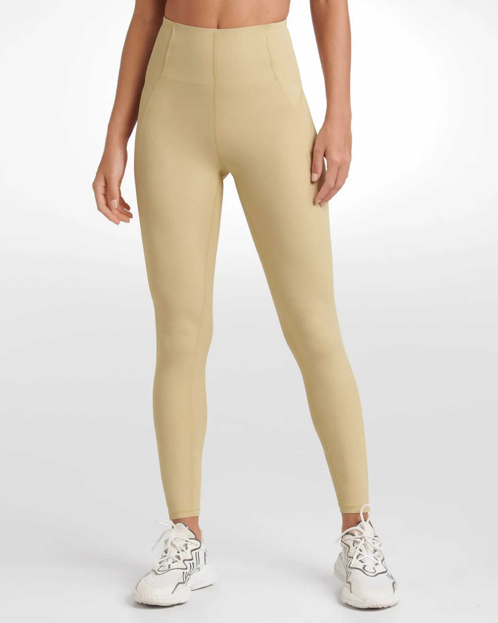 HIGHLINE ECO BONDED HIGH WAIST FULL LENGTH LEGGING FRAPPE