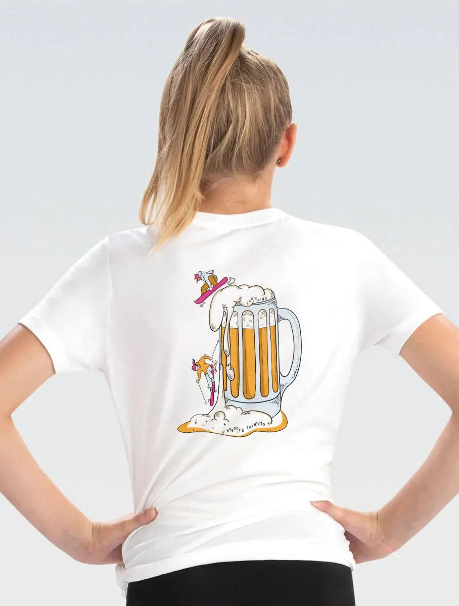 Hold My Beer Skier Tee