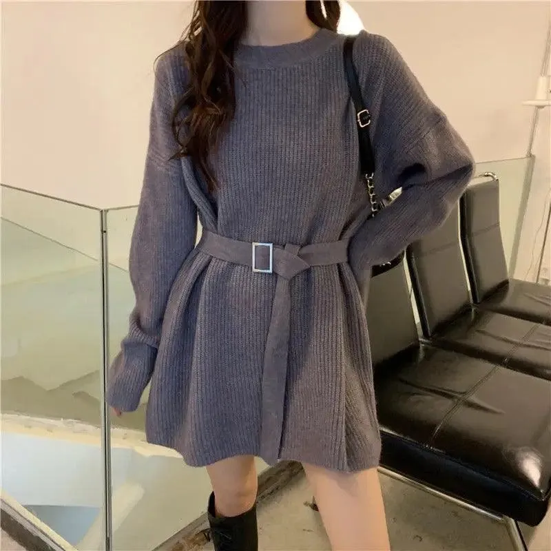 Janer Statement Winter Knitted Dress