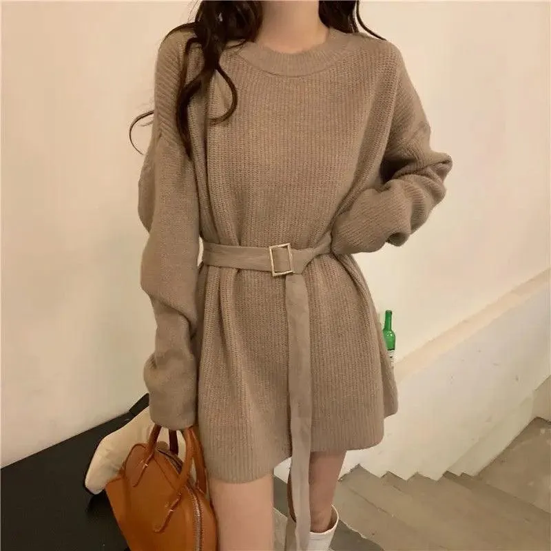 Janer Statement Winter Knitted Dress