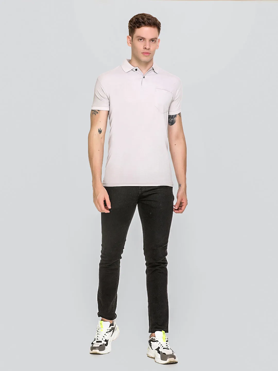 Jinxer Men Dry Fit Polo Tshirt