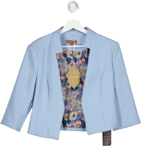 Jolie Moi Blue Open Front Blazer BNWT UK 12