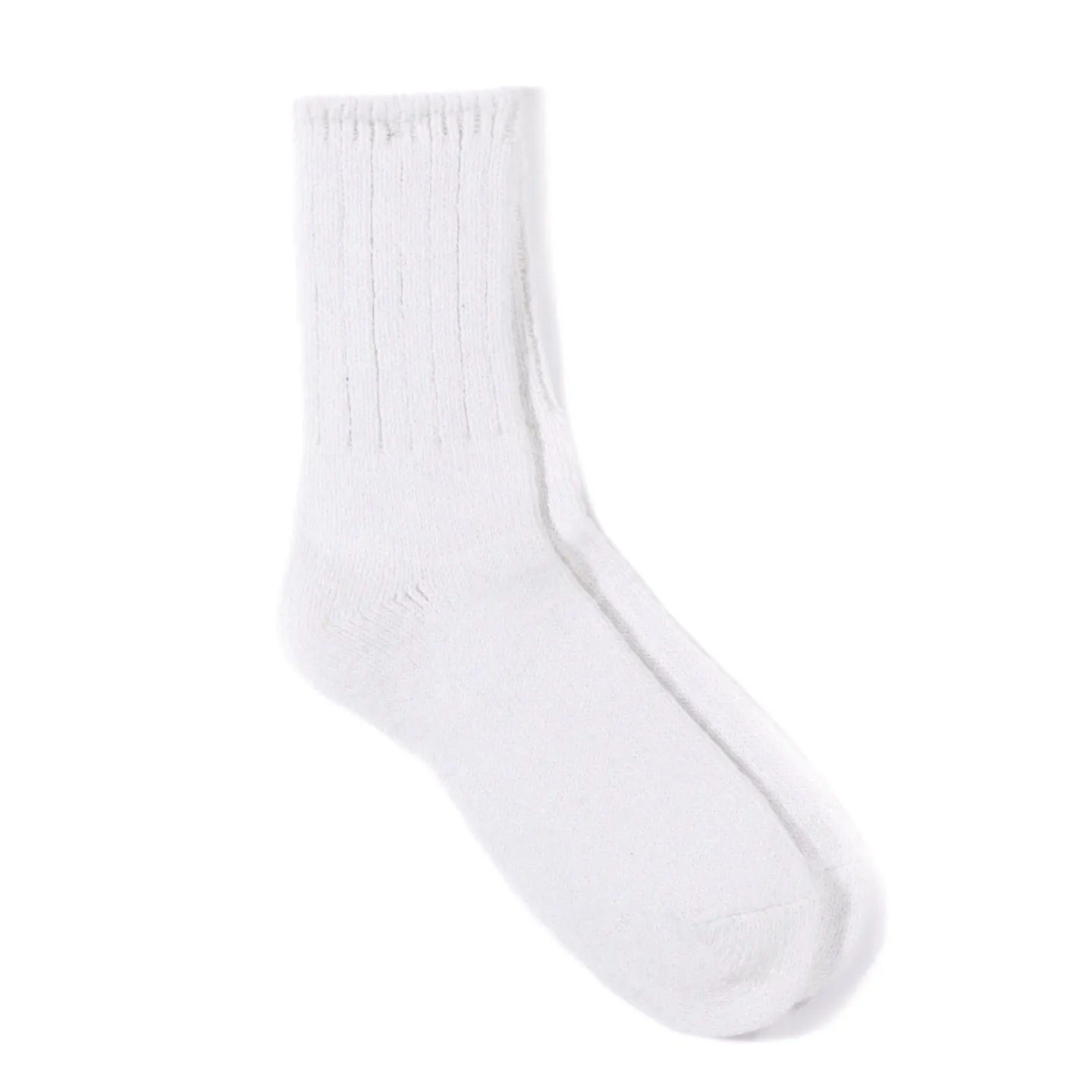 KAPITAL 60 YARNS COTTON SOCKS WHITE