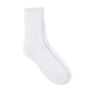 KAPITAL 60 YARNS COTTON SOCKS WHITE