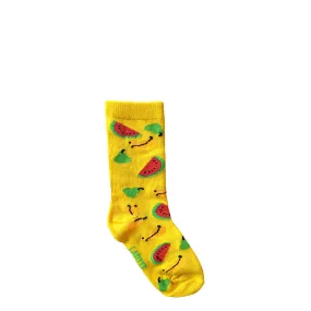 KIDS FRUIT SOCKS - YELLOW