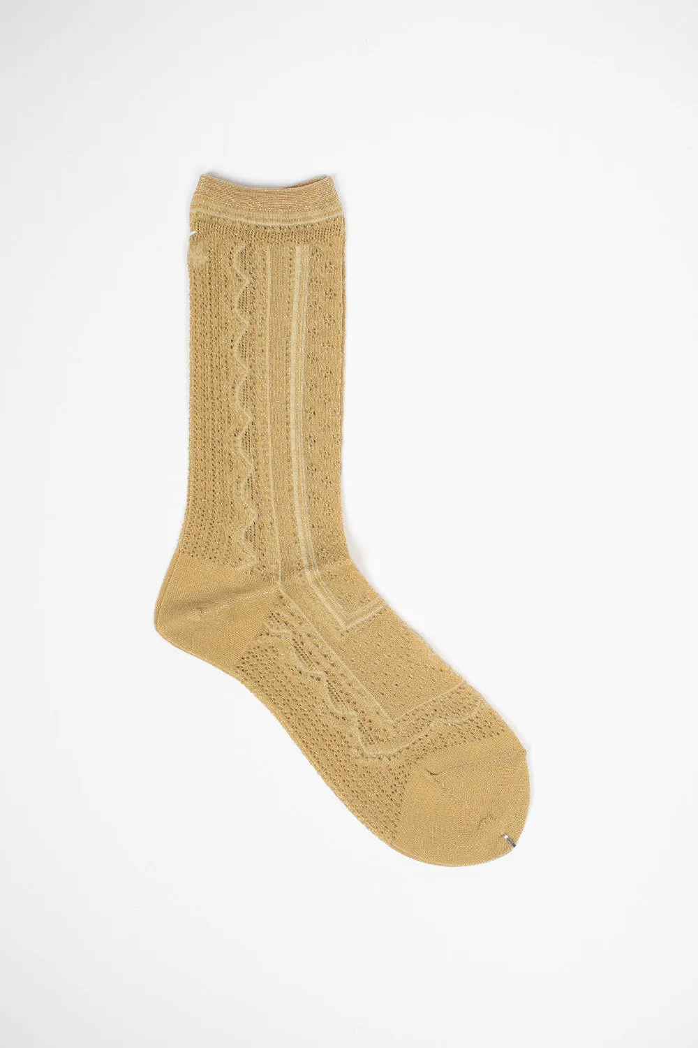 KT-161A Lace baller Socks Gold