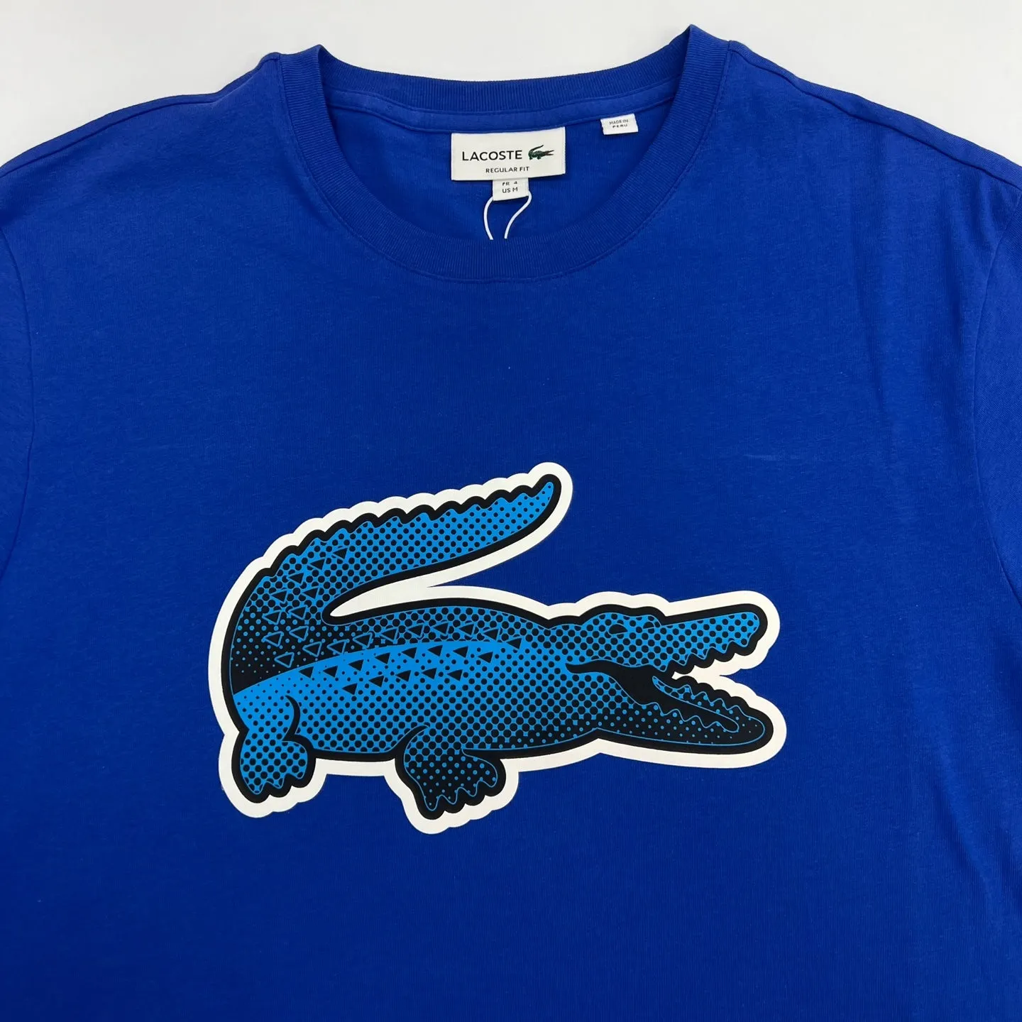 LACOSTE SPORT 3D Print Crocodile Breathable Jersey T-Shirt