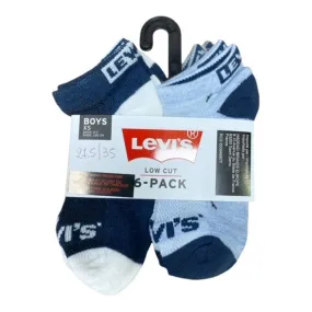 Levi's Kids socks Box Tab Cut BL0267-C8D white-navy-grey